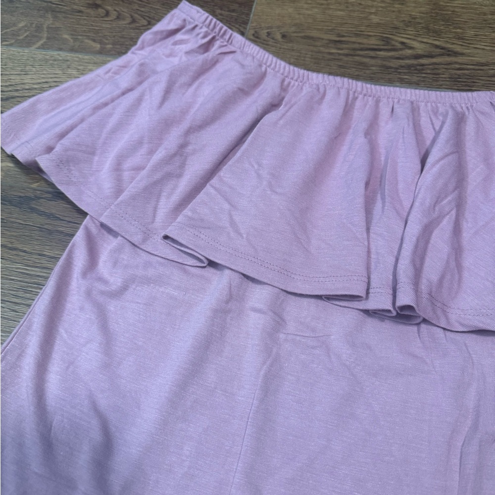 Zenana Mauve Off the Shoulder Bodysuit Women’s Small - Picture 2 of 6